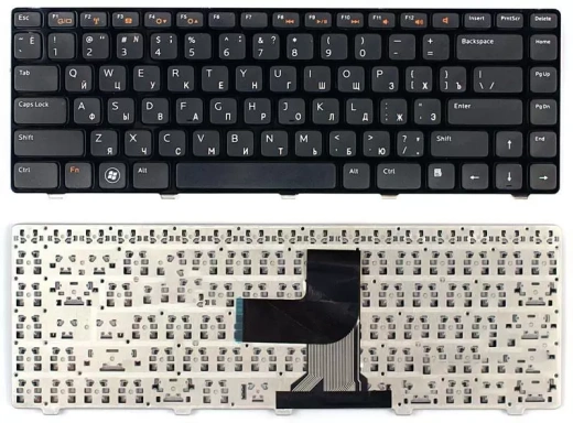 Клавиатура для ноутбука Dell XPS 15, L502X, M5040, N5050, N5040, N4110 черная