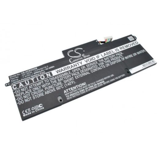 Аккумулятор CameronSino CS-ACS392NB для ноутбука Acer Aspire S3, Aspire S3-392, S3-392G, 7.5В, 6060 мАч, 45.45 Вт, Li-Polymer, черный