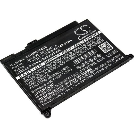 Аккумулятор CameronSino CS-HPC150NB для ноутбука HP Pavilion 15-AU001NF, 15-AU002NI, 7.7В, 5300 мАч, 40.81 Вт, Li-Polymer, черный