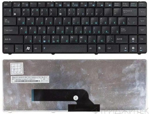 Клавиатура для ноутбука Asus K40 чёрная