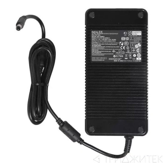Блок питания (зарядное) для ноутбука Dell Alienware 19.5 В, 9.23 А, 180 Вт, с кабелем