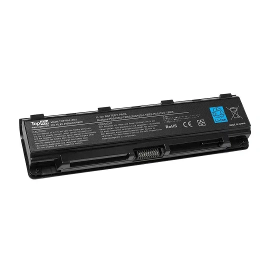 Аккумулятор (акб, батарея) TopON TOP-PA5109U для ноутбуков Toshiba 10.8 В, 4400 мАч