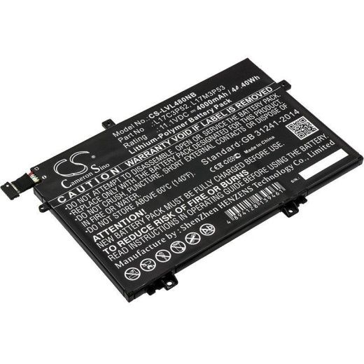 Аккумулятор CameronSino CS-LVL480NB для ноутбука Lenovo 20LS0015UK, 11.1В, 4000 мАч, 44.4 Вт, Li-Polymer, черный