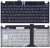 Клавиатура для ноутбука Asus EEE 1015, x101 черная с черной рамкой