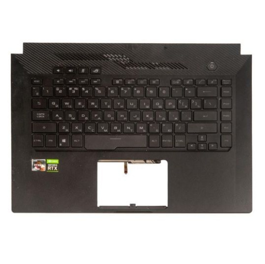 Клавиатура с топкейсом для ноутбука Asus GU502DU, с подсветкой, с разбора, щербинки