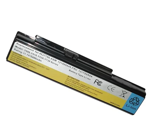 Аккумулятор для ноутбука Lenovo-IBM Ideapad Y510 4400-5200 мАч, 10.8-11.34В