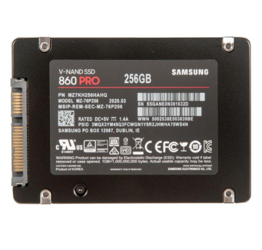 SSD 256Gb, SATA III, 2.5", Samsung