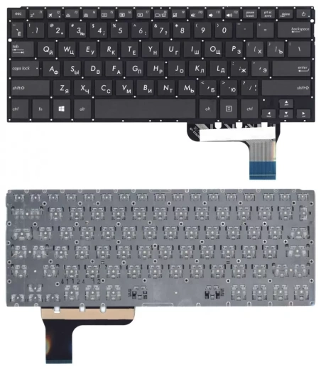 Клавиатура для ноутбука Asus ZenBook UX303U чёрная с подсветкой