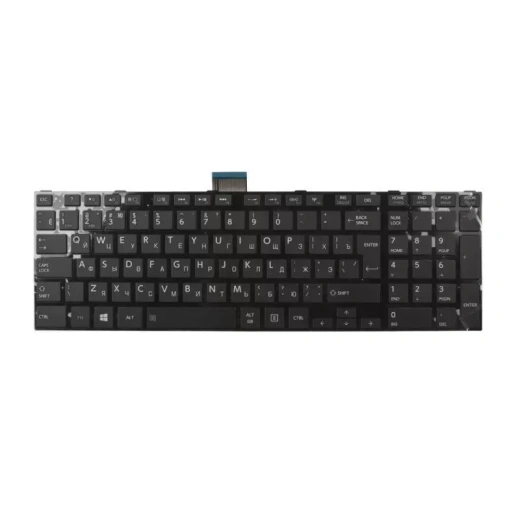 Клавиатура для Toshiba Satellite L850 L855 L870 (с рамкой, чёрная)