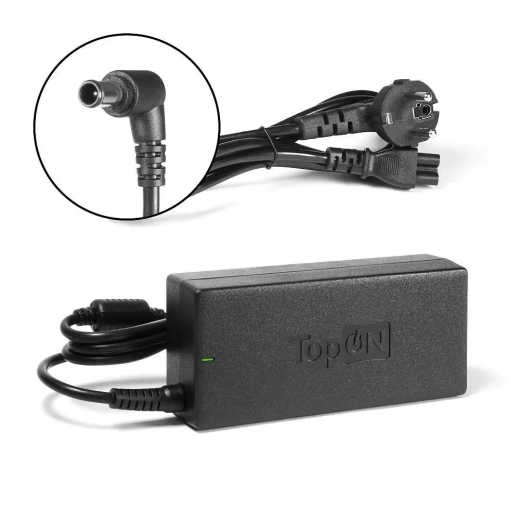 Блок питания (зарядное) TopON TOP-SY06 для ноутбуков Sony 19.5 В, 4.7 А, 6.5x4.4