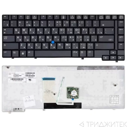 Клавиатура для ноутбука HP Compaq 6910, 6910p чёрная, с поинтером