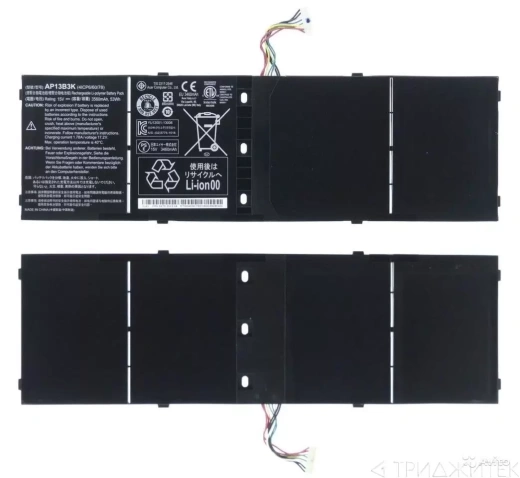Аккумулятор для ноутбука Acer Aspire V7-482, M5-583P, R7-571, V5-472, V5-473, V5-552, V5-572, V5-573, V7-481, V7-581, V7-582, R7-571, 15 В, 3560 мАч