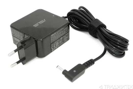 Блок питания (сетевой адаптер) для ноутбуков Asus 19V 1.75A 33W 4.0x1.35, без сетевого кабеля (оригинал), квадрат