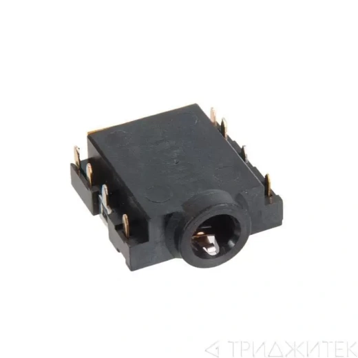 Разъем для ноутбука AUDIO JACK 6P, P/L R/A DIP