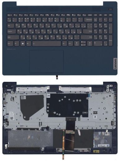 Клавиатура для ноутбука Lenovo IdeaPad 5-15 топкейс синий