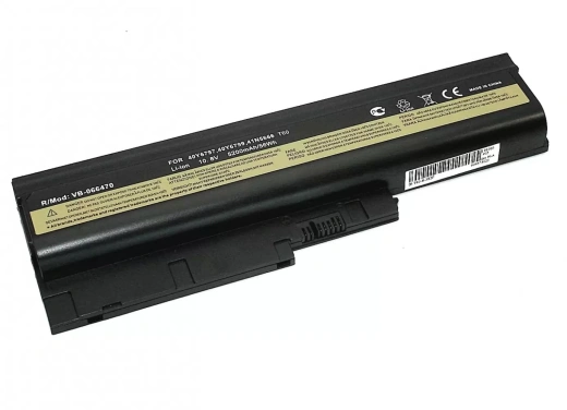Аккумуляторная батарея для ноутбука IBM-Lenovo ThinkPad T60, T60p, T61 10.8B, 5200 мАч OEM