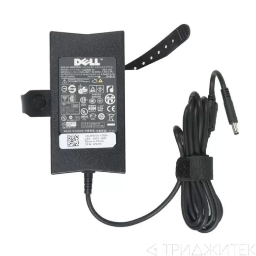 Блок питания (зарядное) для ноутбука Dell 19.5 В, 3.34 А, 65 Вт, 4.5x3.0