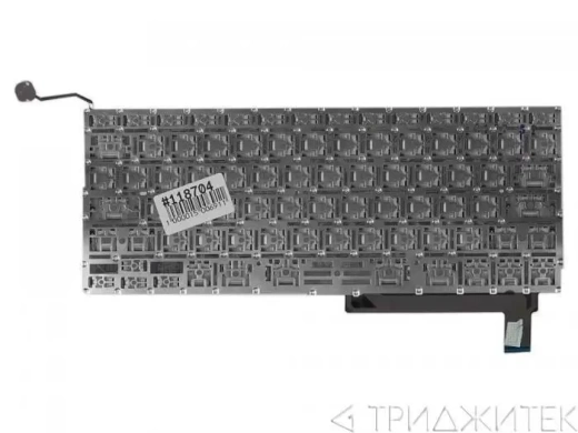 Клавиатура для ноутбука Apple MacBook Pro 15 A1286, Mid 2009 - Mid 2012, прямой Enter US