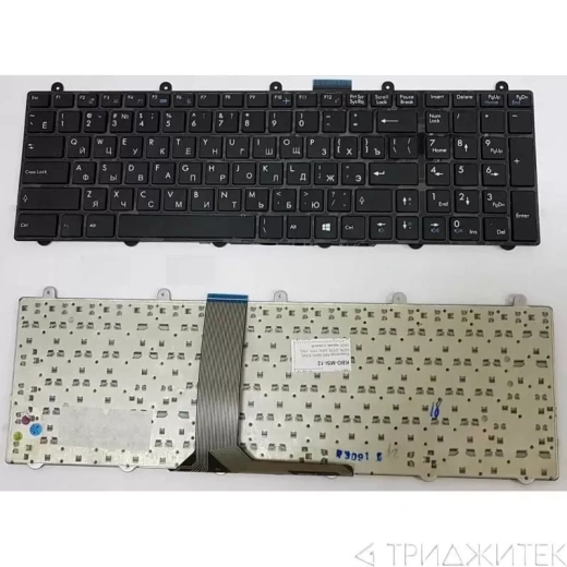 Клавиатура для ноутбука MSI GE60, GT60, GE70, GT70, GT780, 16F4, 1757, 1762, 16GC чёрная, с рамкой