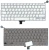 Клавиатура для ноутбука Apple A1342 2009-2010 белая 13,3" большой Enter