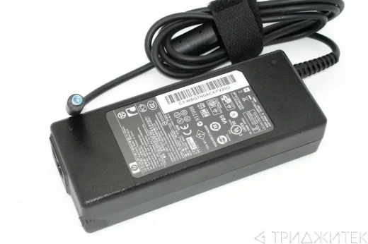 Блок питания (сетевой адаптер) для ноутбуков HP 19,5V 4.62A 90W 4.5x3.0, (оригинал), без сетевого кабеля