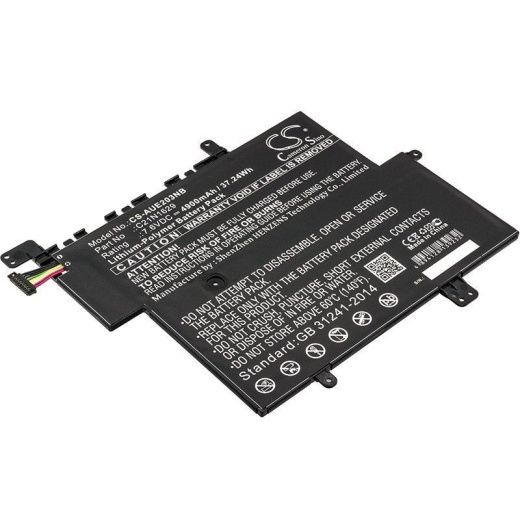 Аккумулятор CameronSino CS-AUE203NB для ноутбука Asus E203, E203MA, E203MA-0021B, 7.6В, 4900 мАч, 37.24 Вт, Li-Polymer, черный