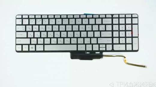 Клавиатура для ноутбука HP Pavilion x360 15-U, серая