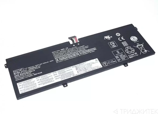 Аккумулятор для ноутбука Lenovo C930-13IKB, 7.68 В, 7800 мАч (оригинал)