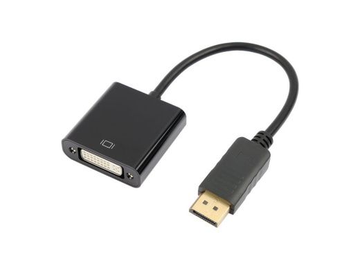 Конвертер AD37 DISPLAYPORT (M) - DVI (F), черный (Vixion)