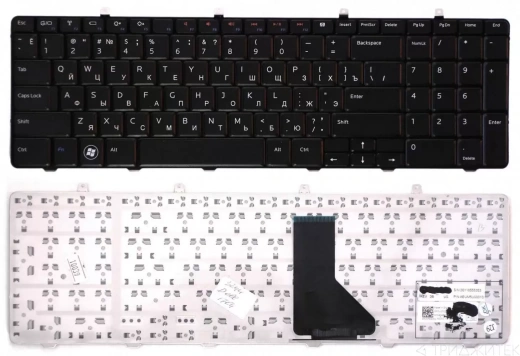 Клавиатура для ноутбука Dell Inspiron 1764, черная