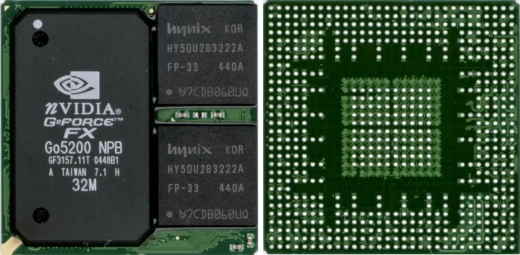 Видеочип NVIDIA Go5200 32M