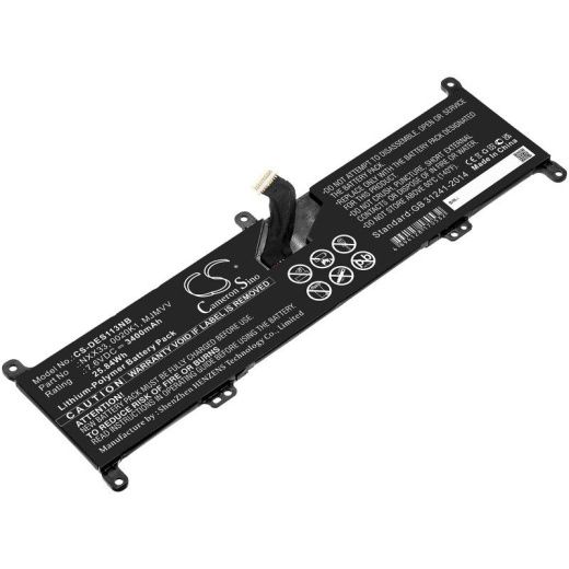 Аккумулятор CameronSino CS-DES113NB для ноутбука Dell Inspiron 11 3195 2-in-1, 7.6В, 3400 мАч, 25.84 Вт, Li-Polymer, черный