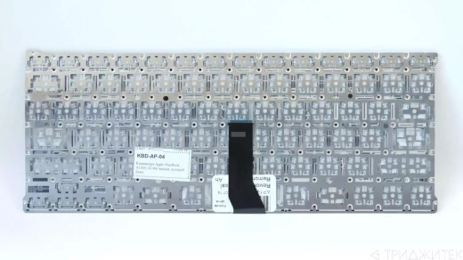 Клавиатура для ноутбука Apple MacBook A1369, A1466 чёрная, плоский Enter, 2010 год