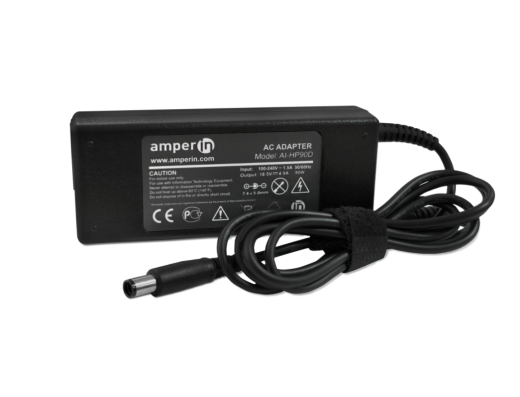 Блок питания (зарядное) Amperin AI-HP90D для ноутбуков HP, 18.5 В, 4.9 А, 7.4x5.0