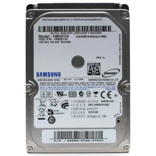 Жесткий диск Samsung M321HI 320GB 2.5"