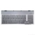 Клавиатура для ноутбука Asus G55, G55V, G55VW, G57, G57V, G57VW чёрная, с серой рамкой, с подсветкой