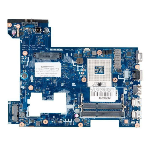 qIWG5_G6_G9 LA-7982P, SLJ8E ИВ82HM76, EKB9012QF A3. НЕИСПРАВНАЯ материнская плата донор компонентов.