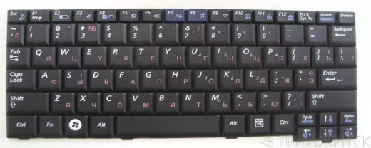 Клавиатура для ноутбука Samsung NC10 ND10 NC20, черная