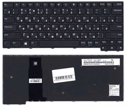 Клавиатура для ноутбука Lenovo ThinkPad Yoga 11e 5th Gen черная