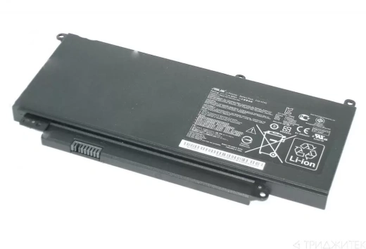 Аккумулятор (батарея) для ноутбука Asus N750JK, N750JV, (C32-N750), 6200мАч, 11.1В (оригинал)