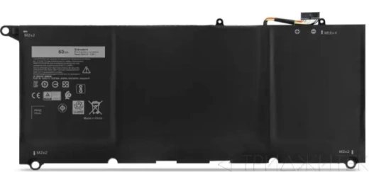 Аккумулятор (батарея) для ноутбука Dell XPS 13 9360 (PW23Y), 7.6В 60Wh (оригинал)