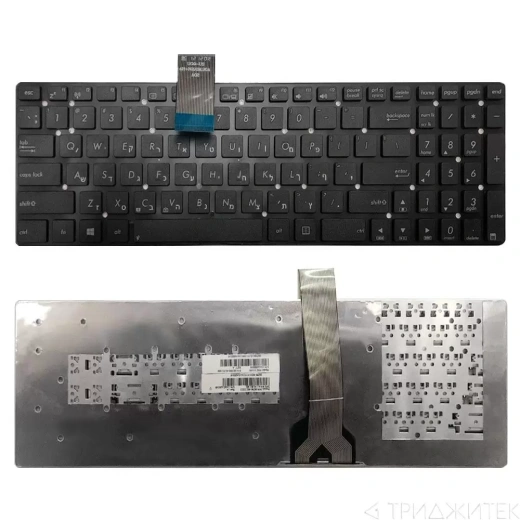 Клавиатура для ноутбука Asus K55 / K55A / K55Vd / K55Vj / K55Vm / K75Vj / R500V (черный)