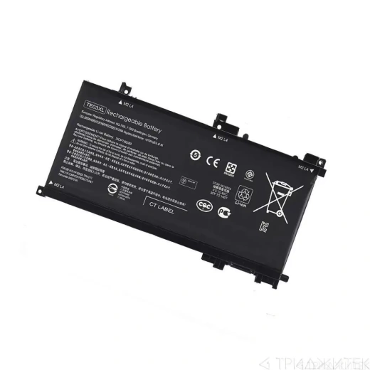 Аккумулятор (акб, батарея) TE03XL для ноутбукa HP Pavilion 15-bc 11.55 В, 5150 мАч (оригинал)