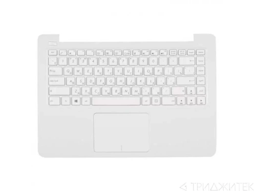 Клавиатура для ноутбука Asus E402MA-2A с топкейсом, белый с тачпадом