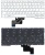 Клавиатура для ноутбука Lenovo Yoga 3 11, 300-11IBR, 300-11IBY, 700-11ISK белая