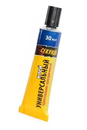 Клей "Секунда 403-158" Универсальный, прозрачный, 30 мл.