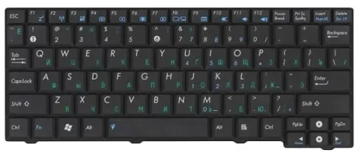 Клавиатура для Asus EEE PC MK90H RU, Black