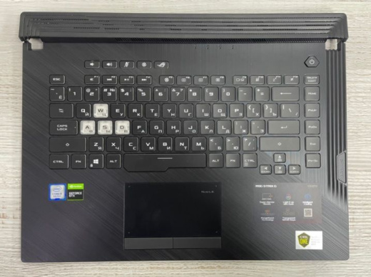 Верхняя часть корпуса (Palmrest) Asus G531GT (Сервисный оригинал)