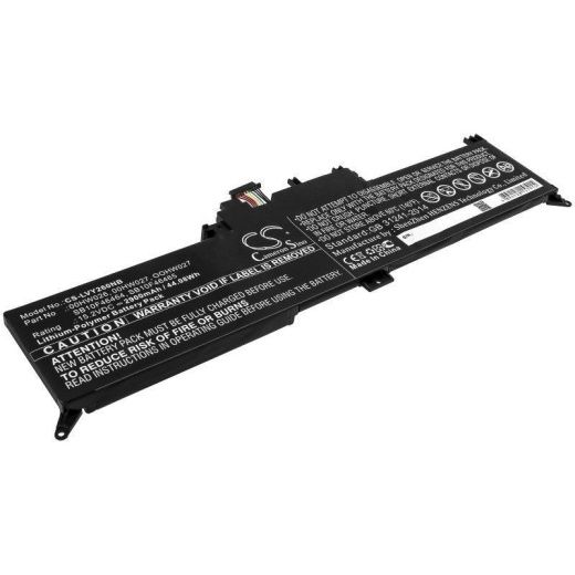 Аккумулятор CameronSino CS-LVY260NB для ноутбука Lenovo ThinkPad Yoga 260, 15.2В, 2900 мАч, 44.08 Вт, Li-ion, черный