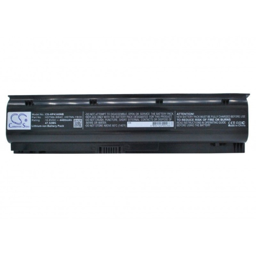 Аккумулятор CameronSino CS-HP4340NB для ноутбука HP ProBook 4340s, ProBook 4341s, 10.8В, 4400 мАч, 47.52 Вт, Li-ion, черный